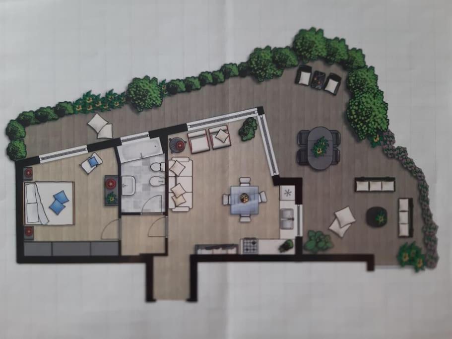Appartamento Vista San Luca Con Terrazza Panoramica Bologna Eksteriør billede